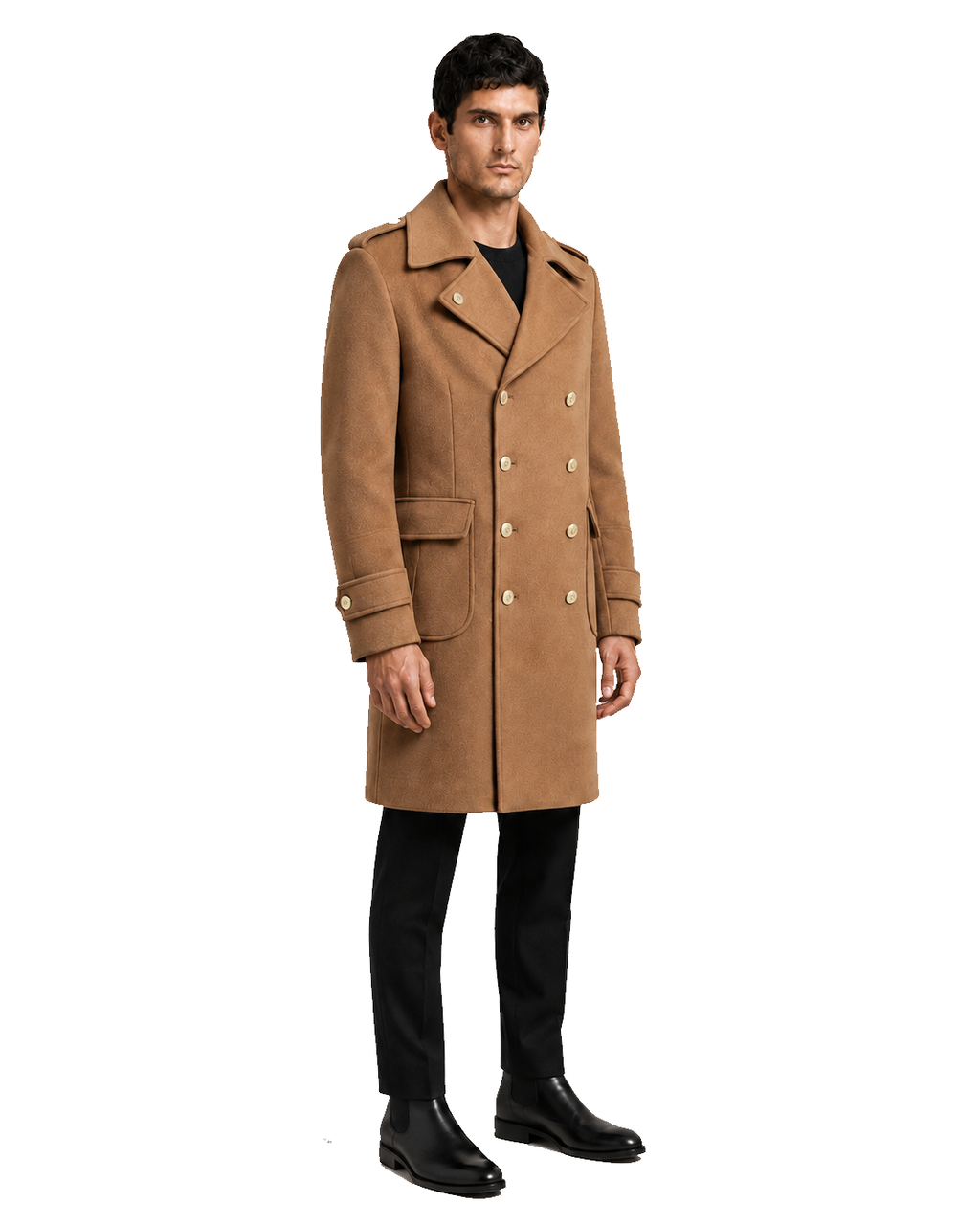Cappotto con Bottoni Oro TITAN — PRE-ORDER — PZ006 TITAN