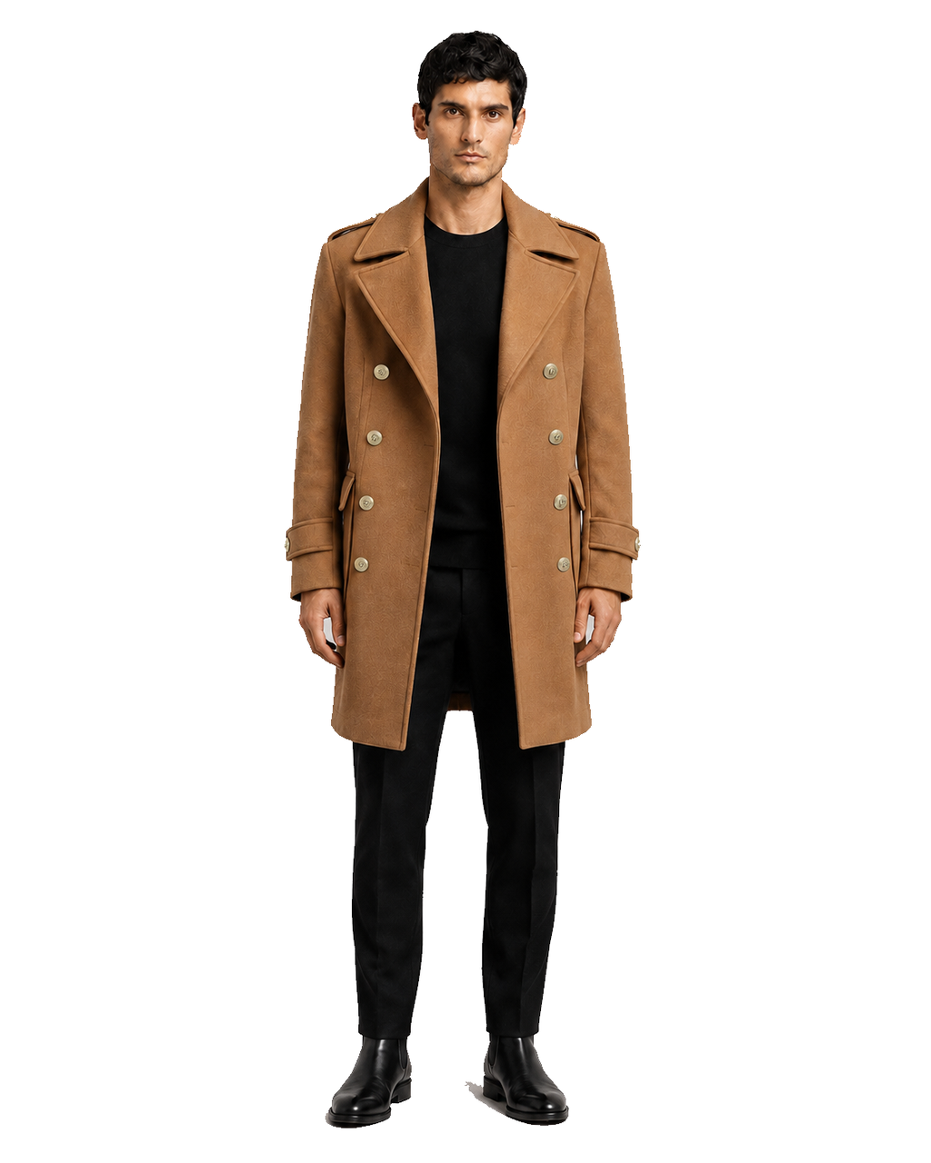 Cappotto con Bottoni Oro TITAN — PRE-ORDER — PZ006 TITAN