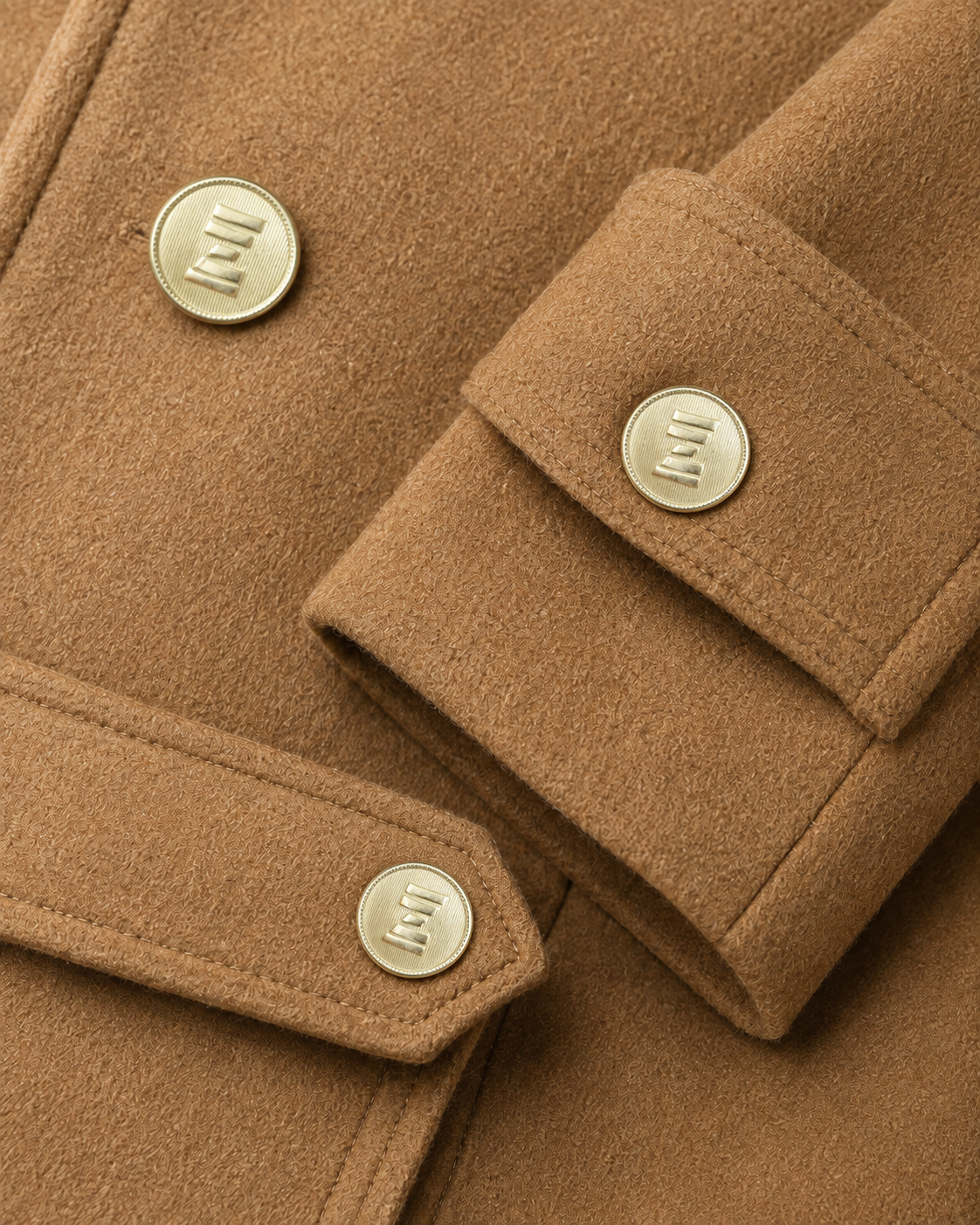 Cappotto con Bottoni Oro TITAN — PRE-ORDER — PZ006 TITAN