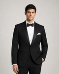 Pleated Tuxedo Shirt MIDA-WH — PRE-ORDER — PZ080 MIDA