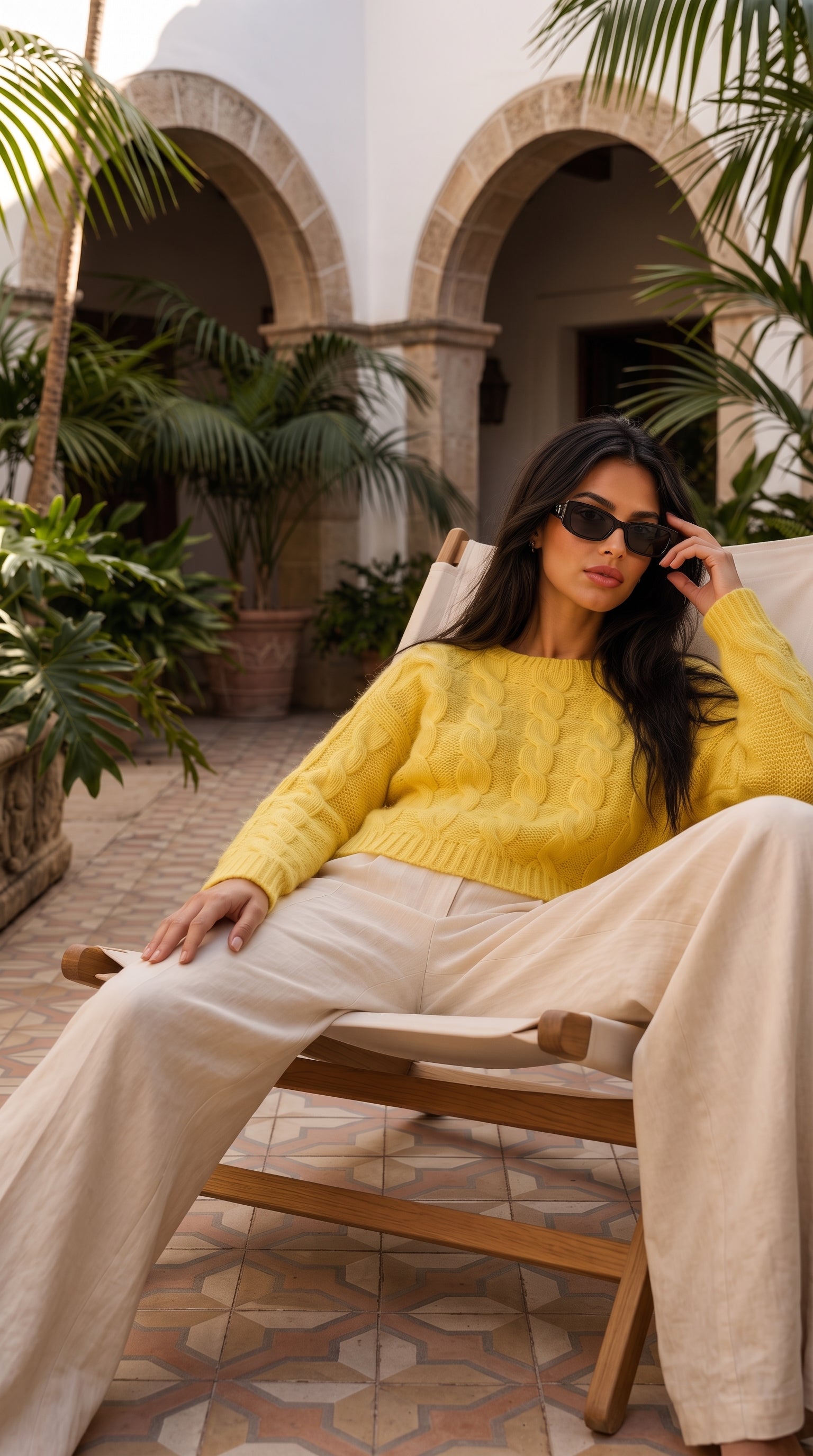 Oversized Cable Knit Alpaca HELIOS — PRE-ORDER — PZ032 HELIOS