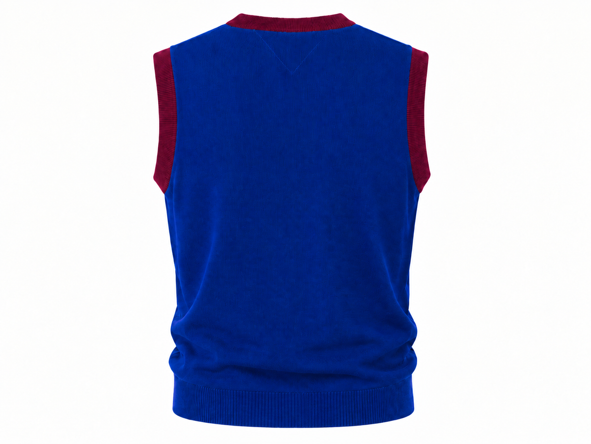 Gilet Bicolore in Pura Lana AXIS — PRE-ORDER — PZ015 AXIS