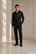 Camicia in Raso ACHILLE-BK — PRE-ORDER — PZ117 ACHILLE