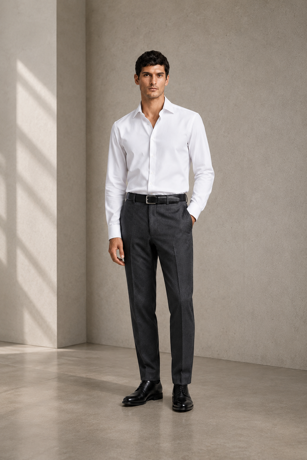 Camicia in Twill di Cotone TELEMACO-WH — PRE-ORDER — PZ121 TELEMACO