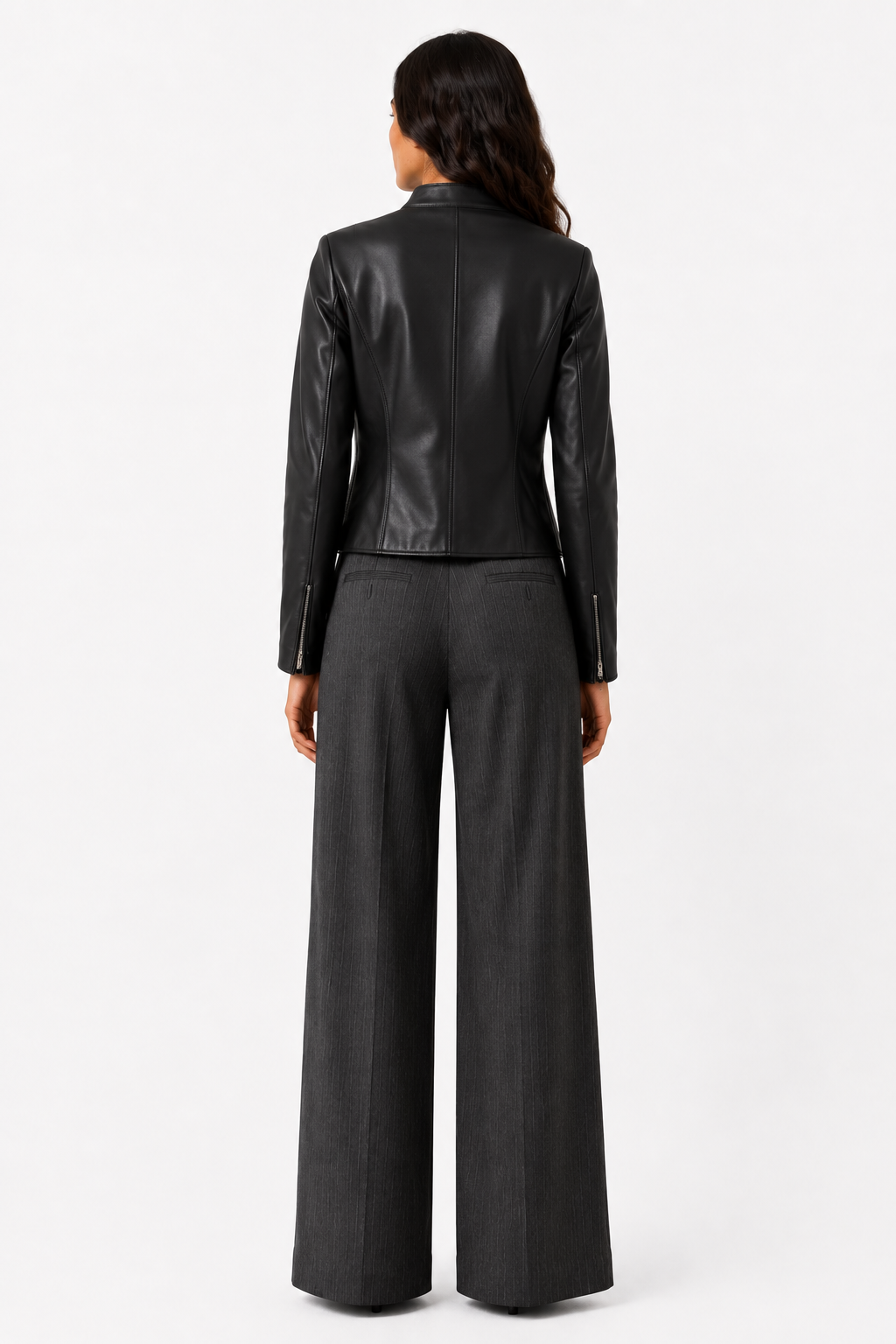 Giacca in Pelle Corta NIOBE-BK — PRE-ORDER — PZ099 NIOBE
