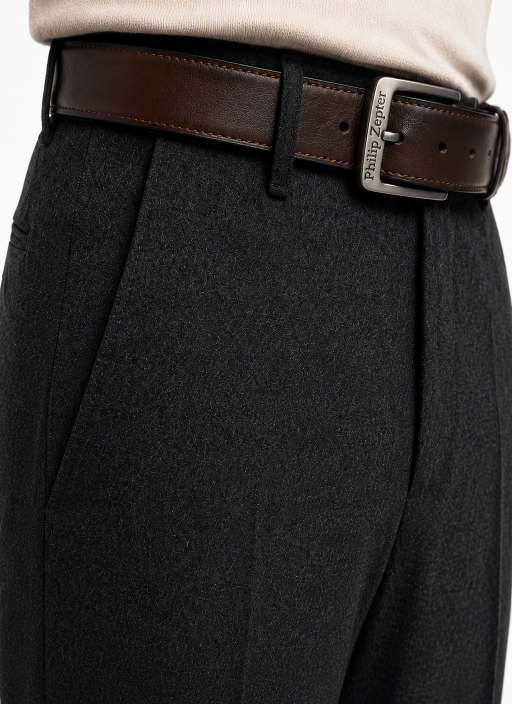 Cintura in Pelle Marrone-BR — PRE-ORDER — PZ085