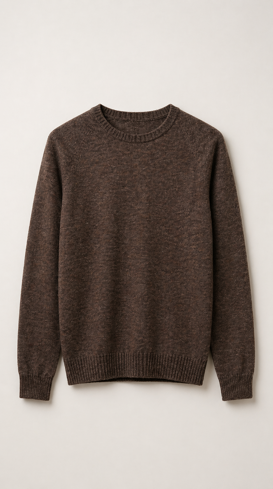 Pure Wool Raglan Crew Neck — PRE-ORDER – lifestyle look, styled by Philip Zepter