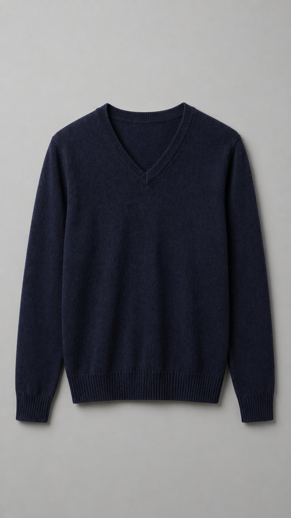 Pure Cashmere V-Neck — PRE-ORDER — PZ020 NEREV