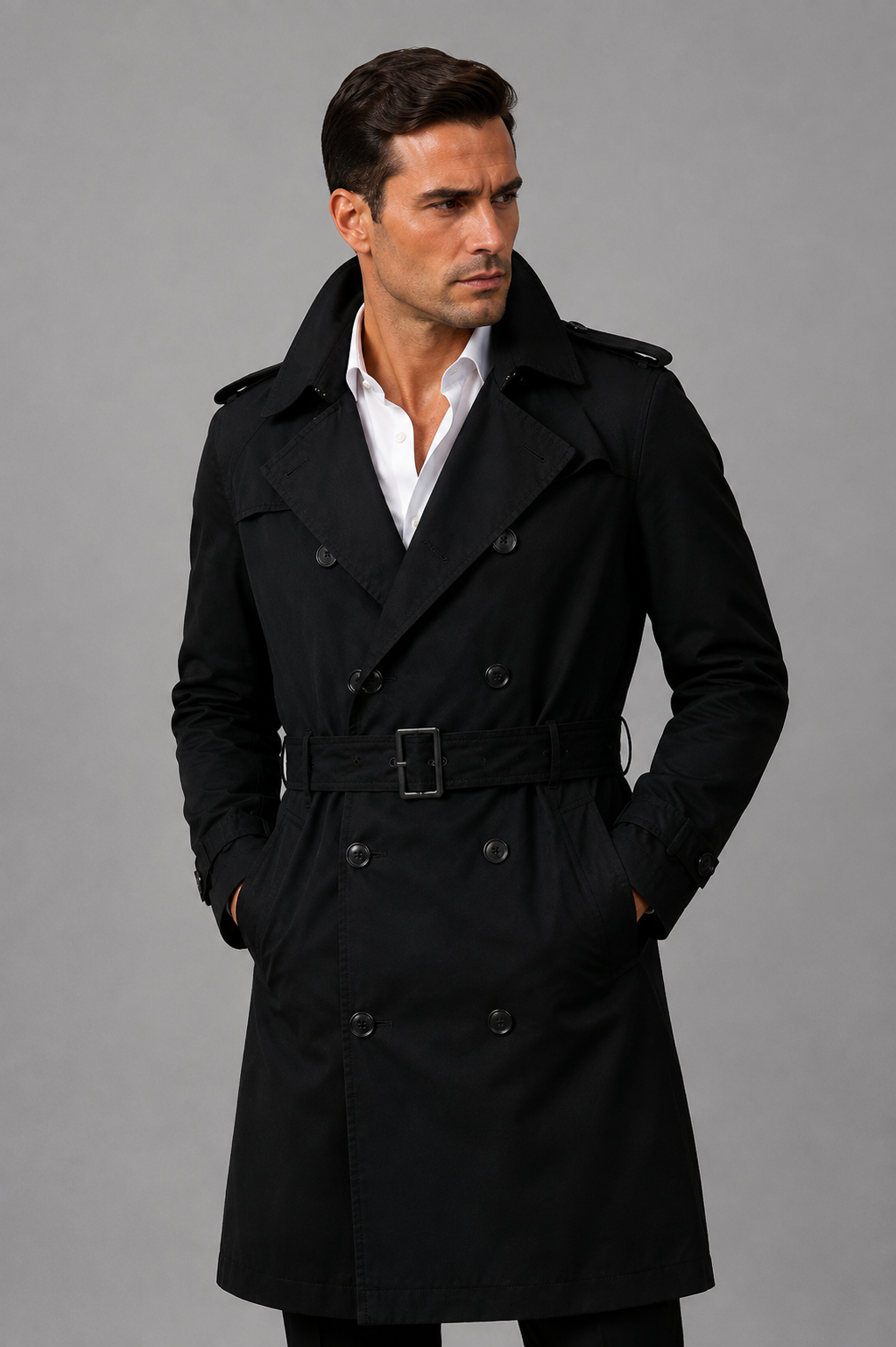 Tailored Cotton Lyocell Trench HELIOS — PRE-ORDER — PZ007 HELIOS