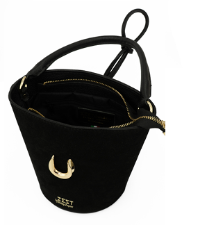 Borsa Bucket in Camoscio - ZS-2541 – interior detail – ZEST by Philip Zepter