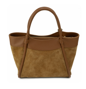 Tote Bag in Pelle e Camoscio - ZS-2540 – back view – ZEST by Philip Zepter