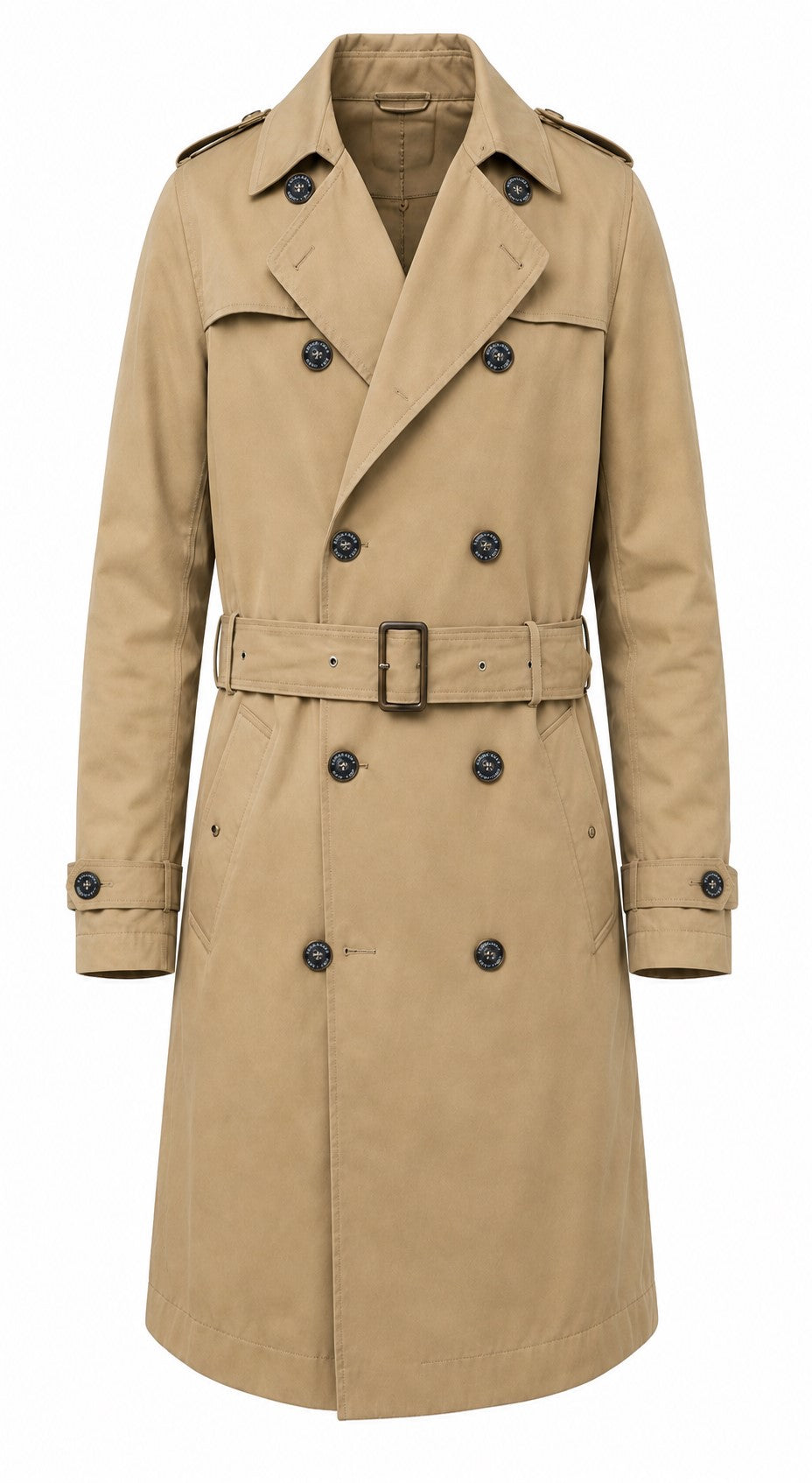 Tailored Cotton Lyocell Trench HELIOS — PRE-ORDER — PZ007 HELIOS