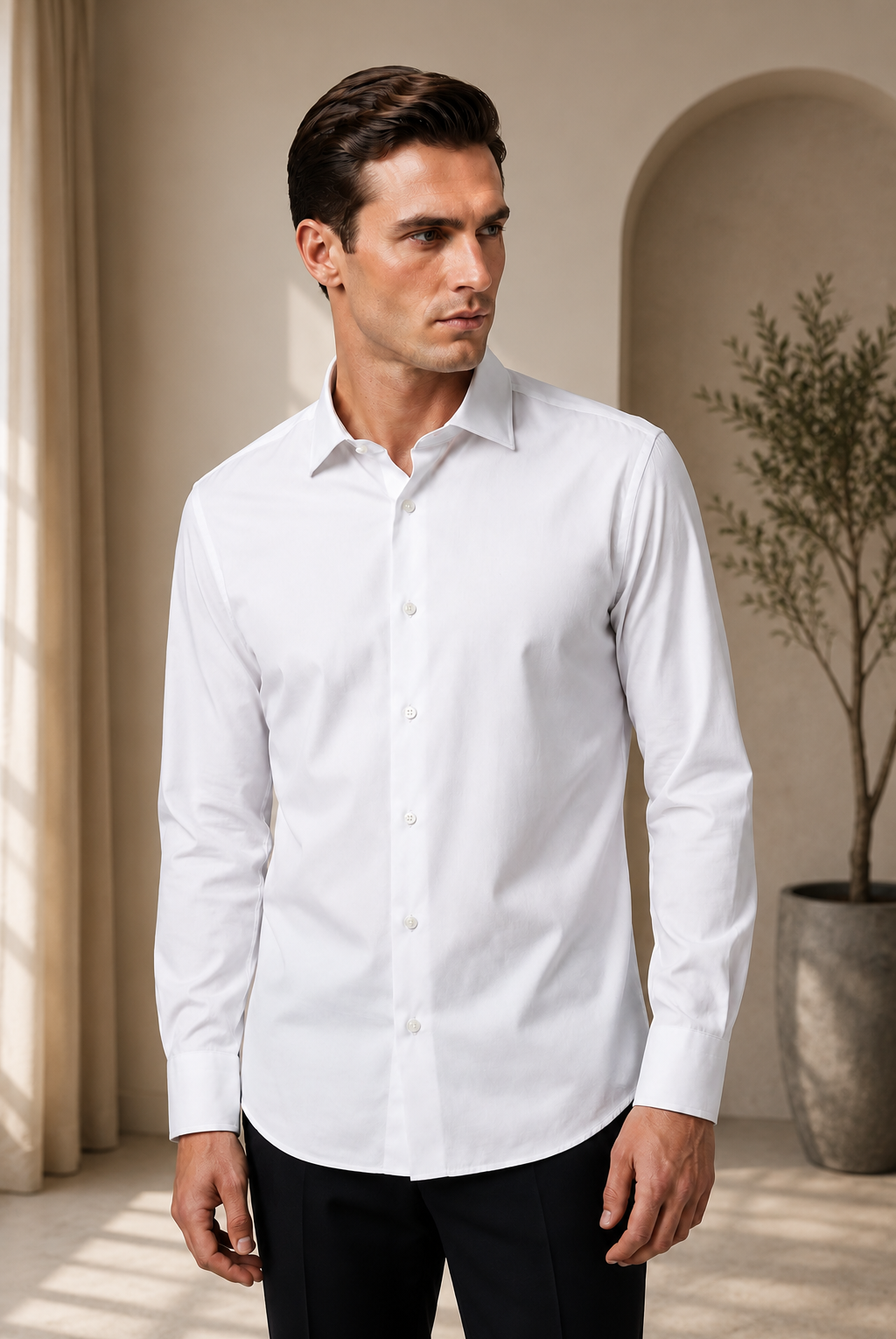 Camicia in Popeline di Cotone AURORA — PRE-ORDER — PZ010 AURORA