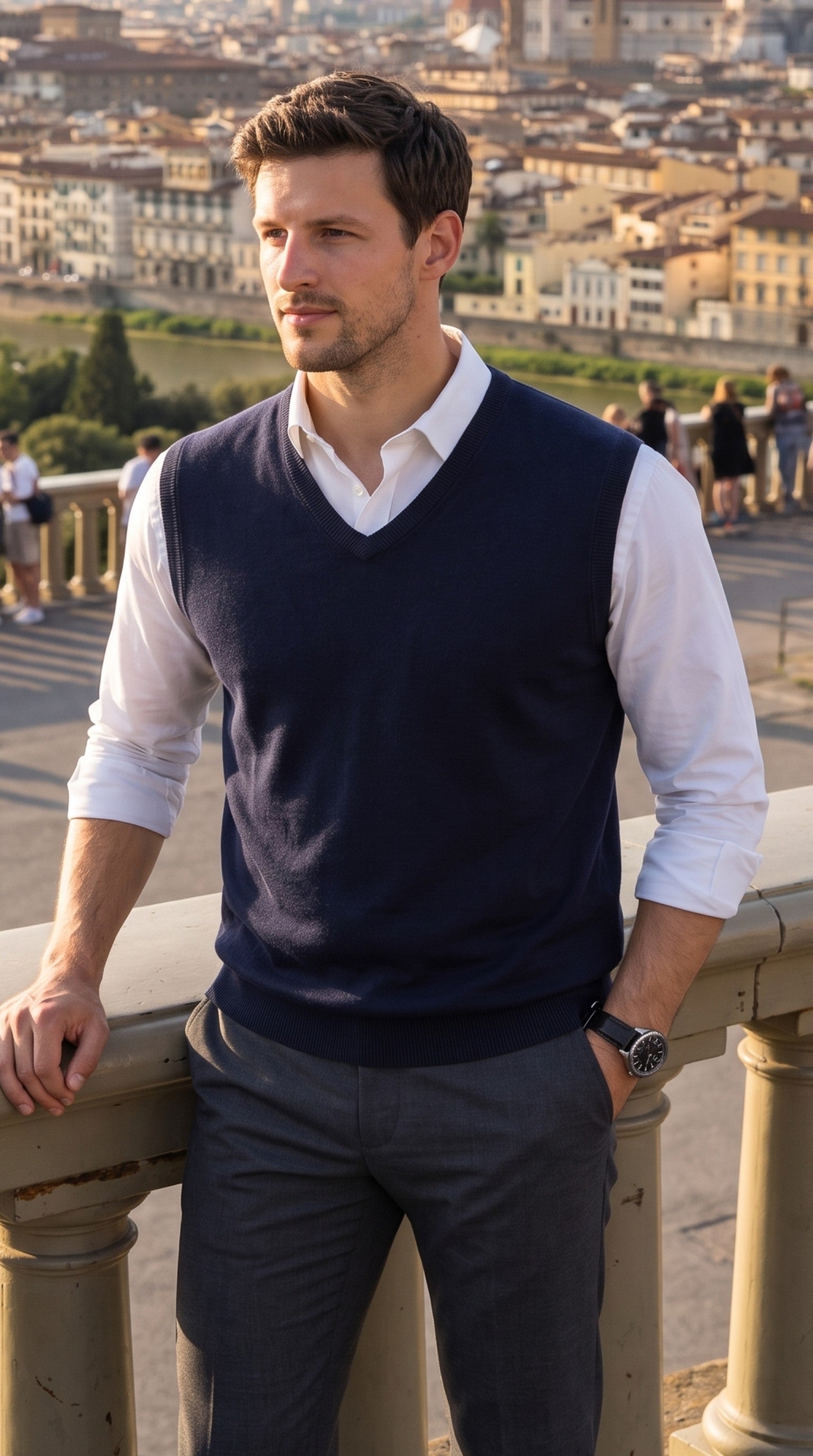 Pure Cashmere Vest ATLANTE — PRE-ORDER — PZ018 ATLANTE