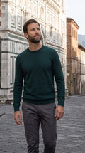 Pure Cashmere Crew Neck LEONTE — PRE-ORDER — PZ019 LEONTE