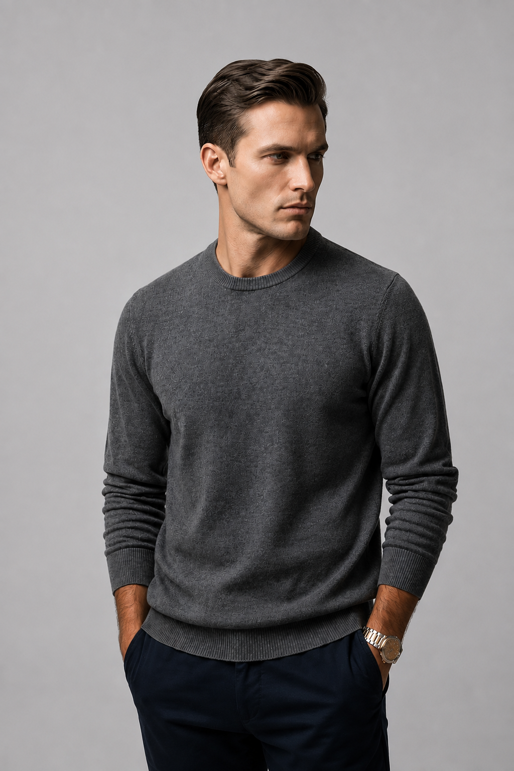 Wool & Cashmere Crew Neck ERACLE — PRE-ORDER — PZ021 ERACLE