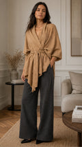 Shaved Knit Scarf SELENE — PRE-ORDER — PZ022 SELENE