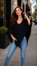 Cape with Fringes VESTA — PRE-ORDER — PZ027 VESTA