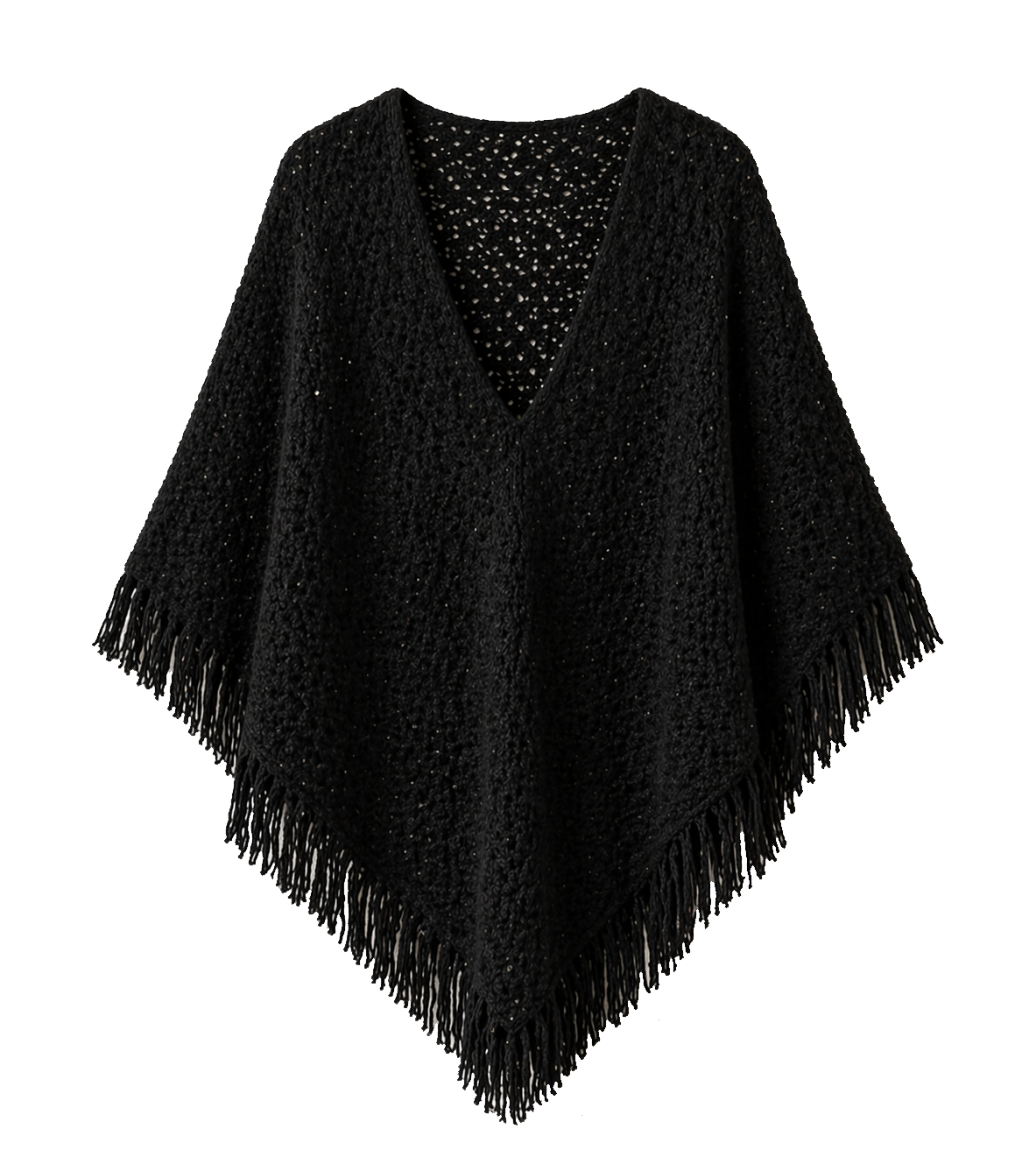 Cape with Fringes VESTA — PRE-ORDER — PZ027 VESTA