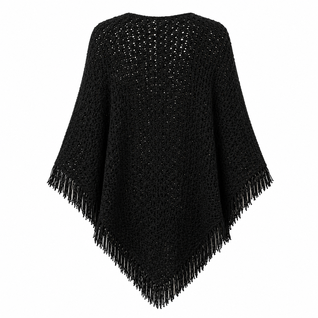 Cape with Fringes VESTA — PRE-ORDER — PZ027 VESTA