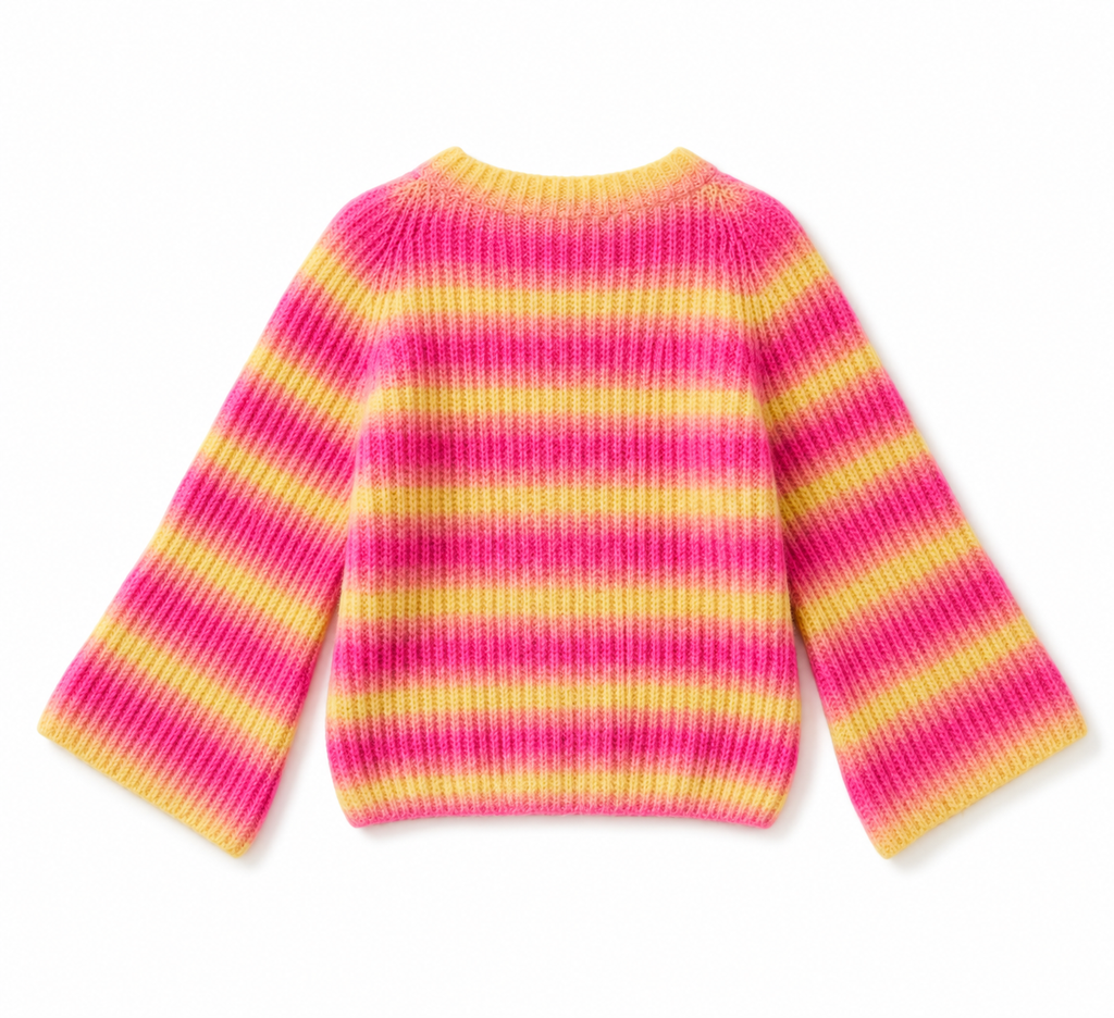 Oversized Striped Merino Knit ELARA — PRE-ORDER — PZ030 ELARA