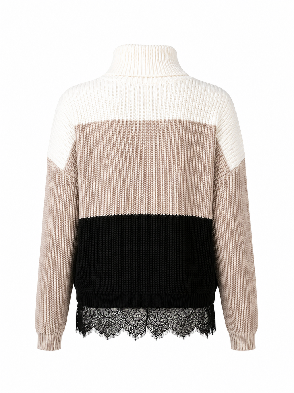 Oversized Lace Detail Merino ECLISSE — PRE-ORDER — PZ034 ECLISSE