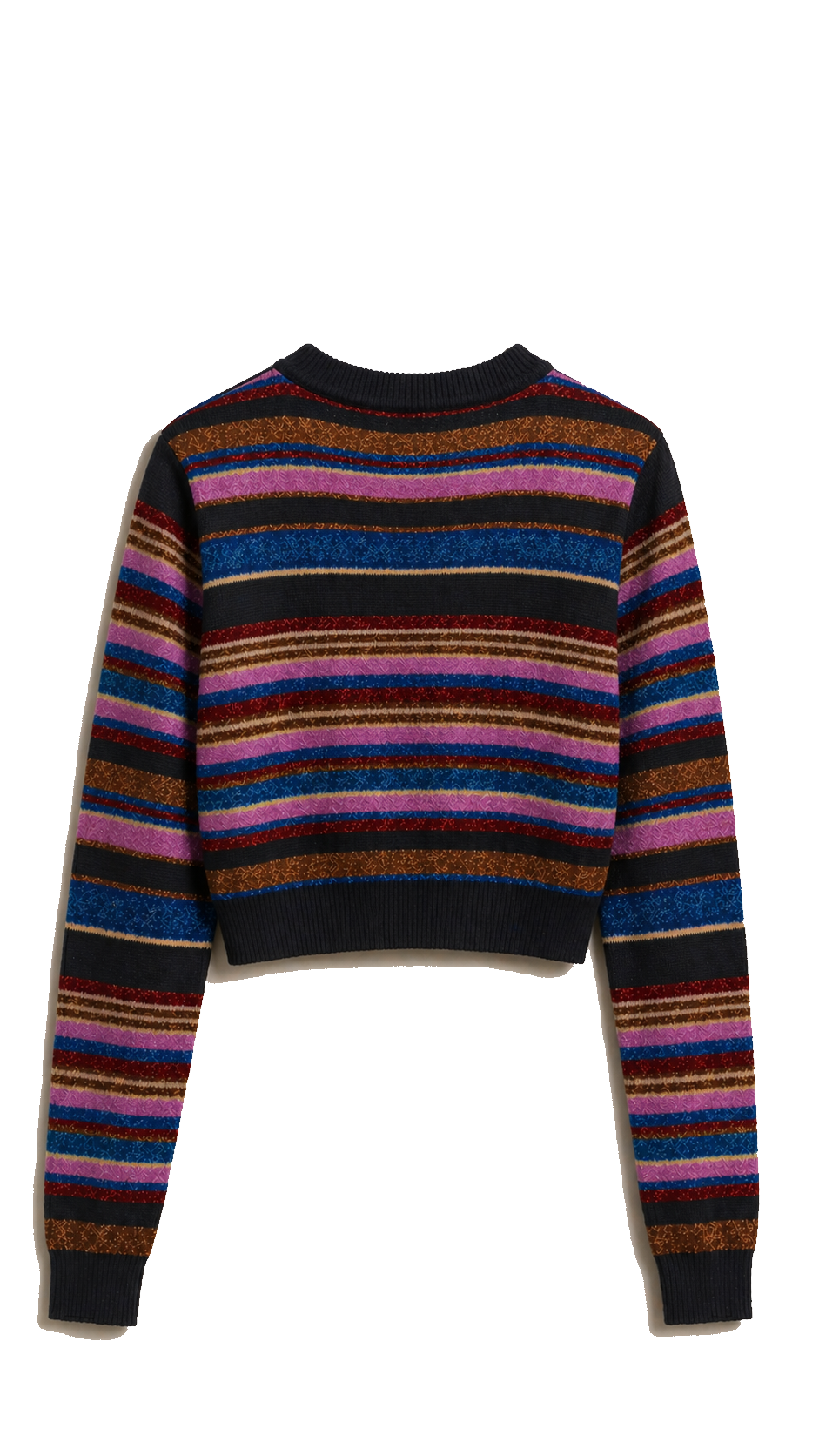 Multicolor Cropped Cardigan ALCYONE — PRE-ORDER — PZ042 ALCYONE