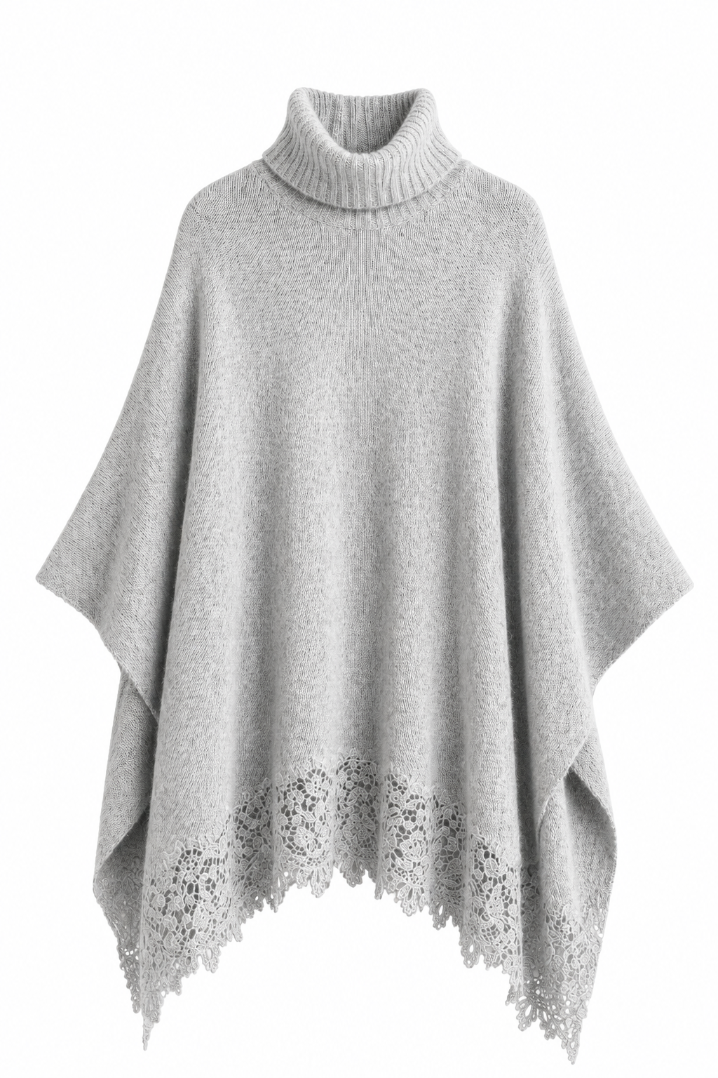 Grey Lace Cape LUCILLA — PRE-ORDER — PZ045 LUCILLA