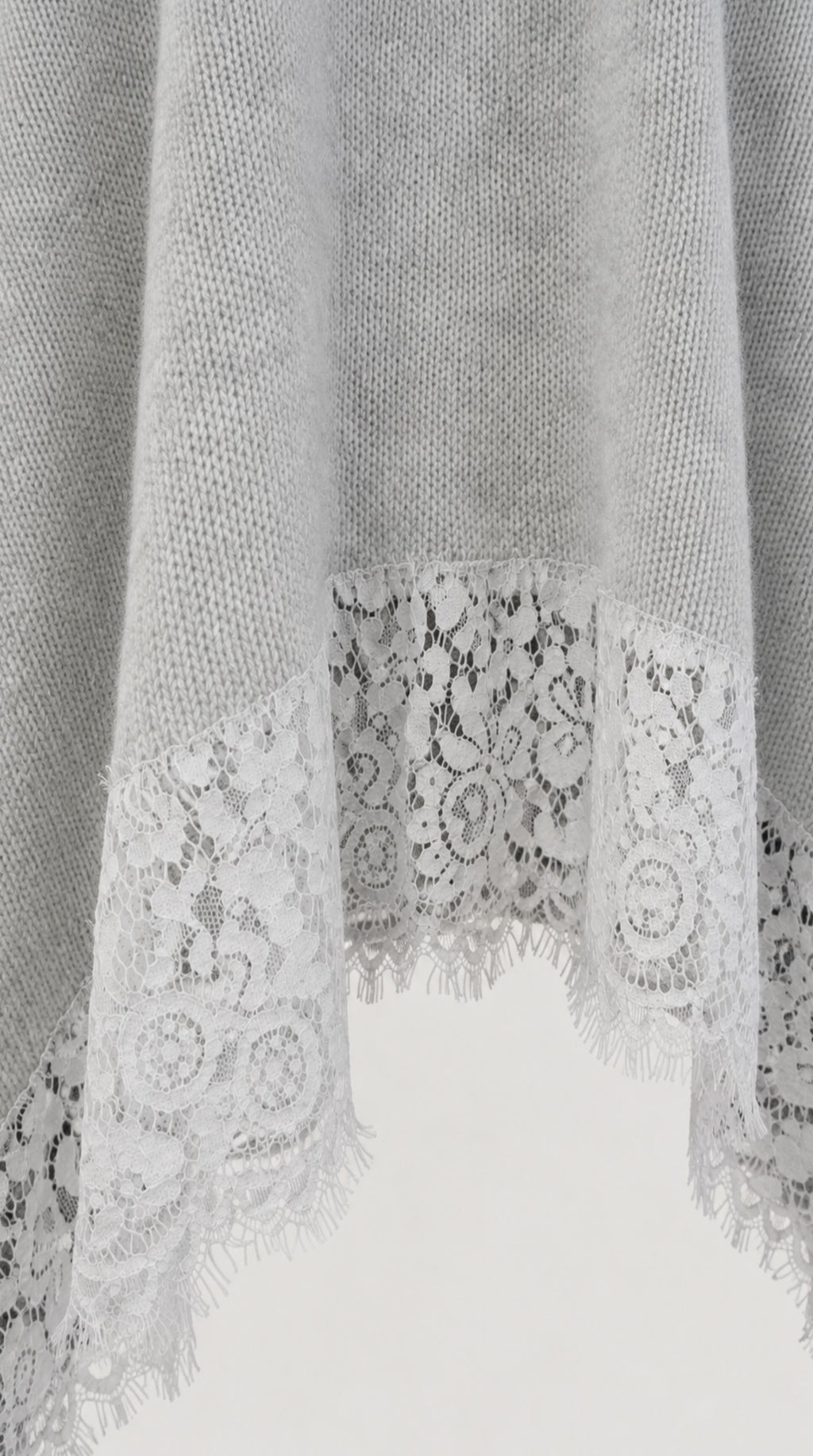 Grey Lace Cape LUCILLA — PRE-ORDER — PZ045 LUCILLA