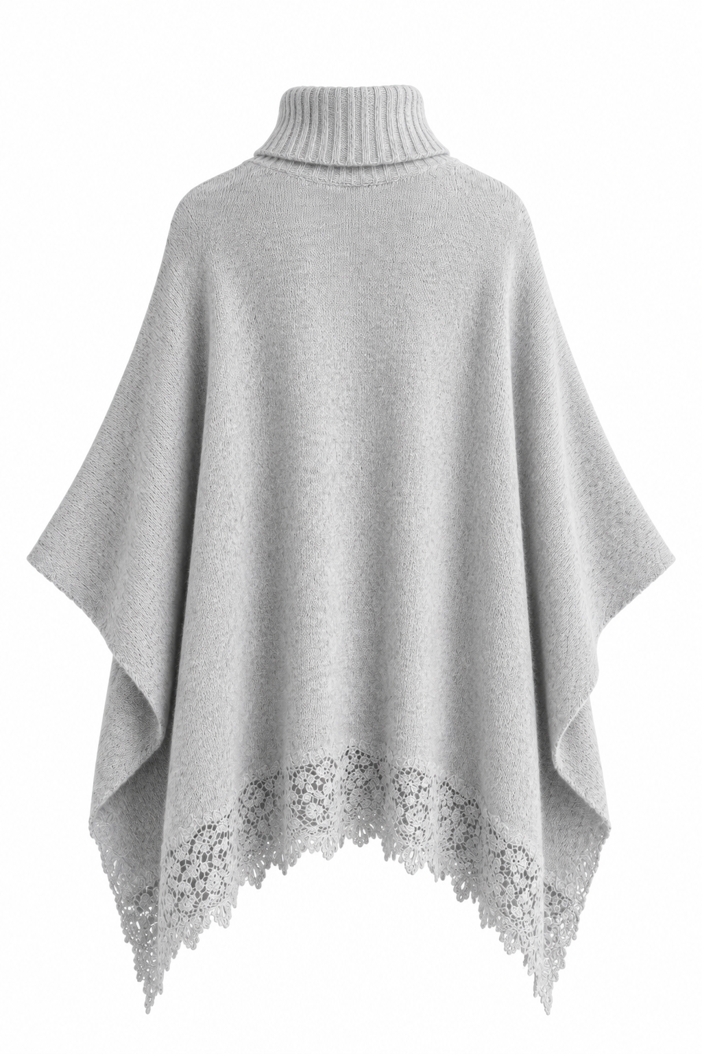 Grey Lace Cape LUCILLA — PRE-ORDER — PZ045 LUCILLA