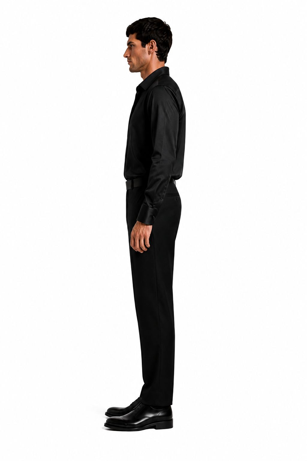Camicia in Raso ACHILLE-BK — PRE-ORDER — PZ117 ACHILLE