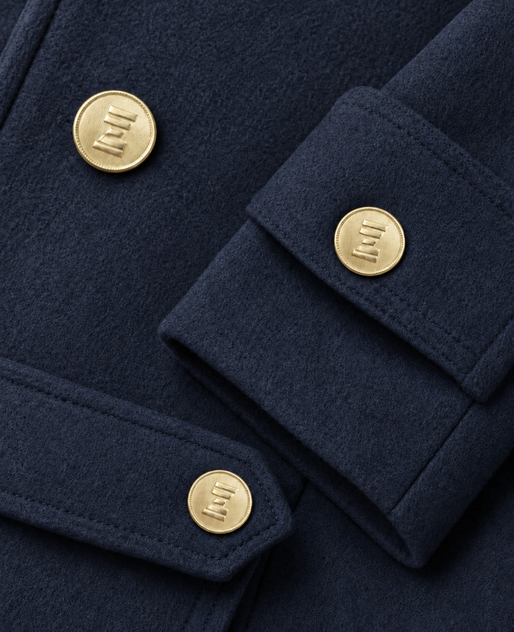 Cappotto con Bottoni Oro TITAN — PRE-ORDER — PZ006 TITAN