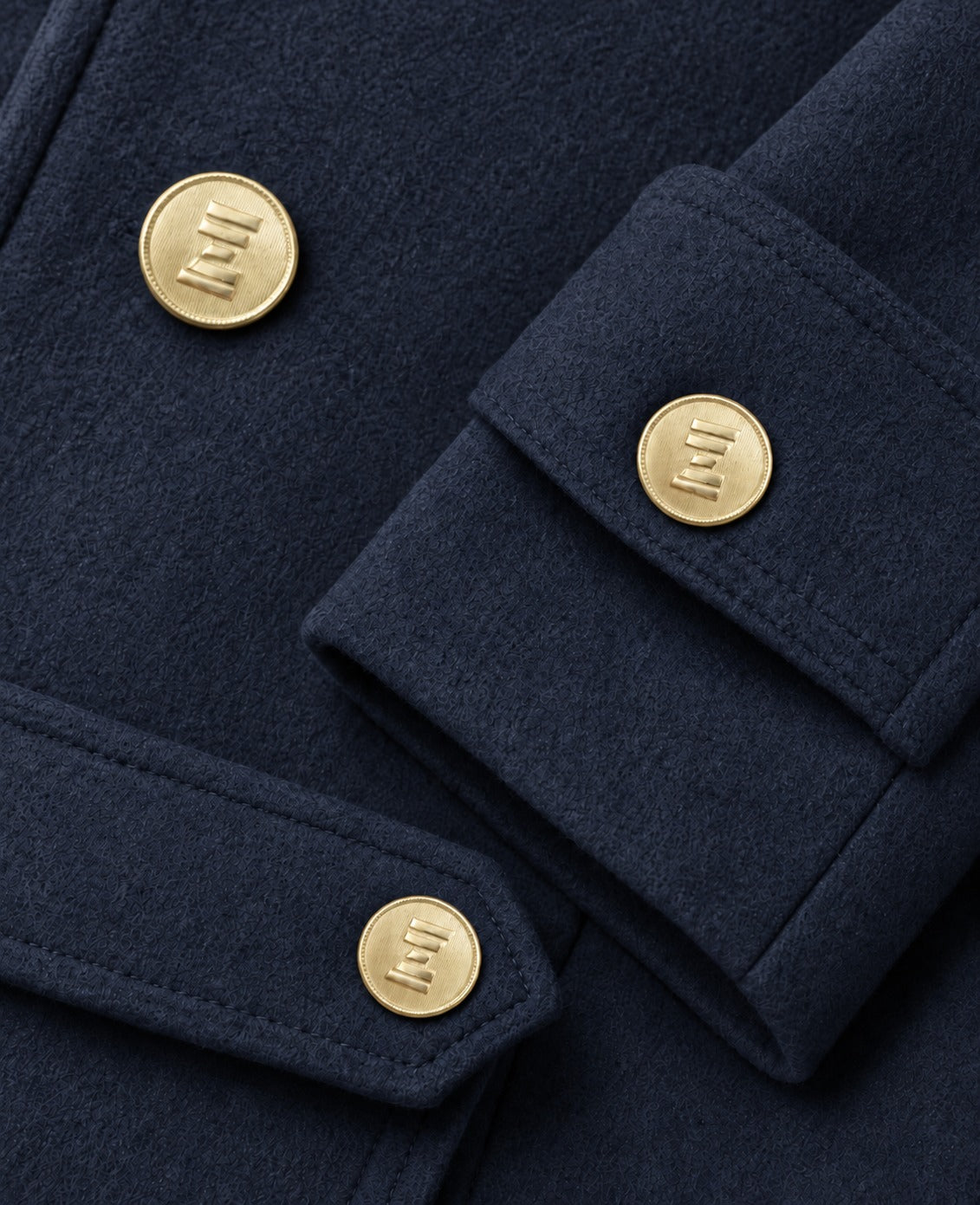 Cappotto con Bottoni Oro TITAN — PRE-ORDER — PZ006 TITAN
