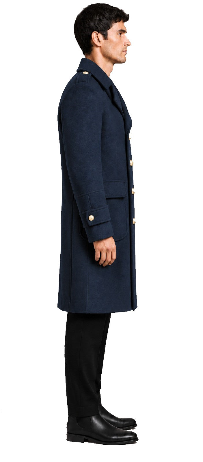 Cappotto con Bottoni Oro TITAN — PRE-ORDER — PZ006 TITAN