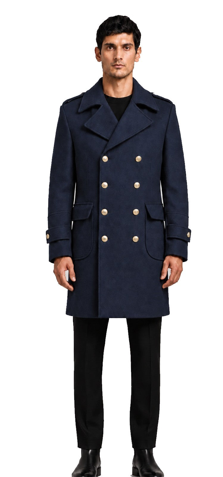 Cappotto con Bottoni Oro TITAN — PRE-ORDER — PZ006 TITAN