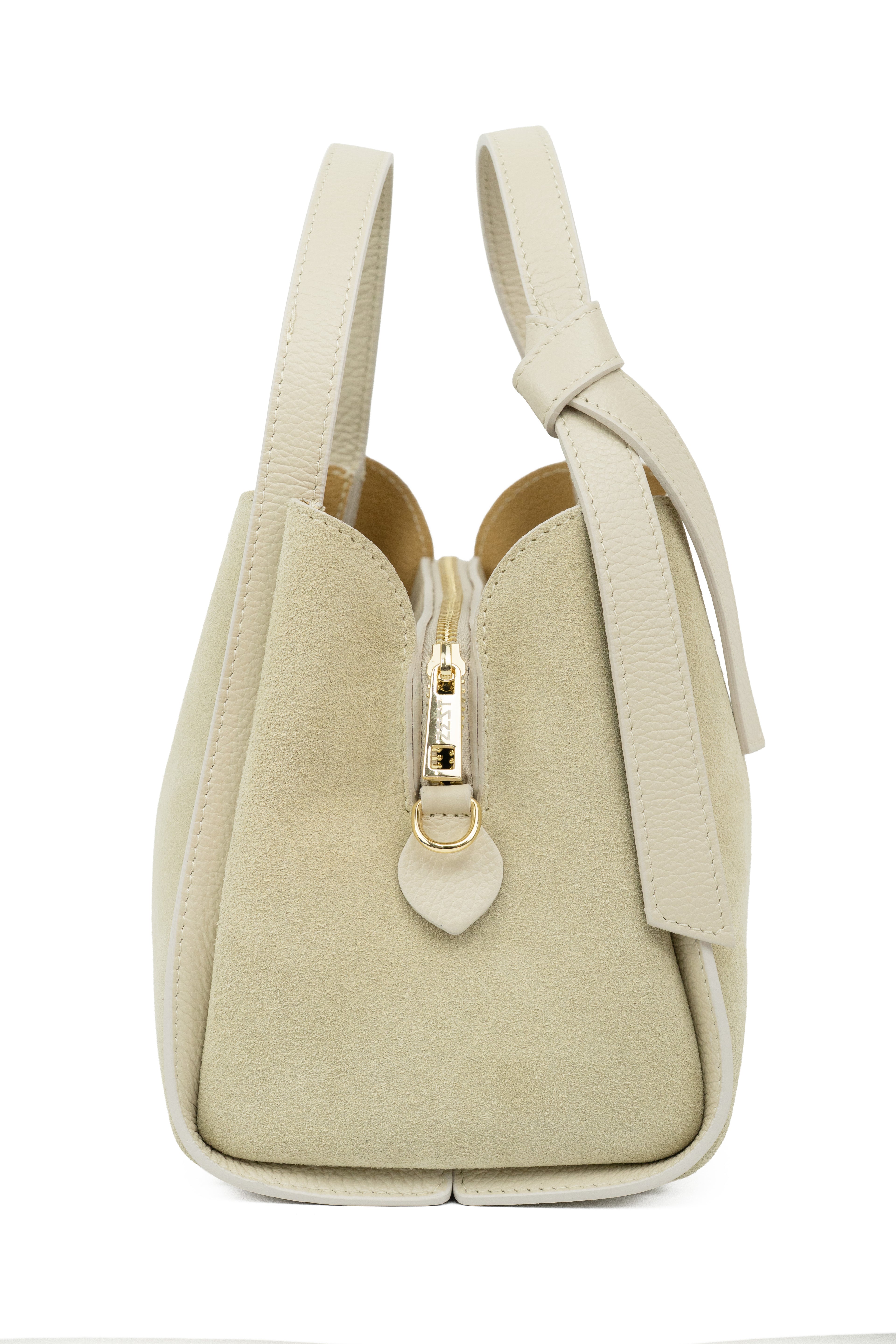 Borsa in Pelle Scamosciata Made in Italy con Tracolla – ZS-2507 – strap detail – ZEST by Philip Zepter