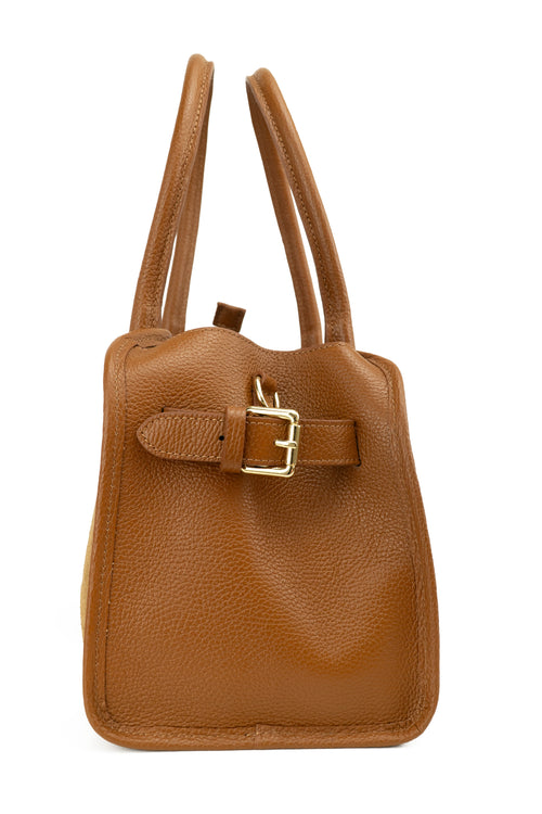 & Suede Bowling Bag – ZS-2511