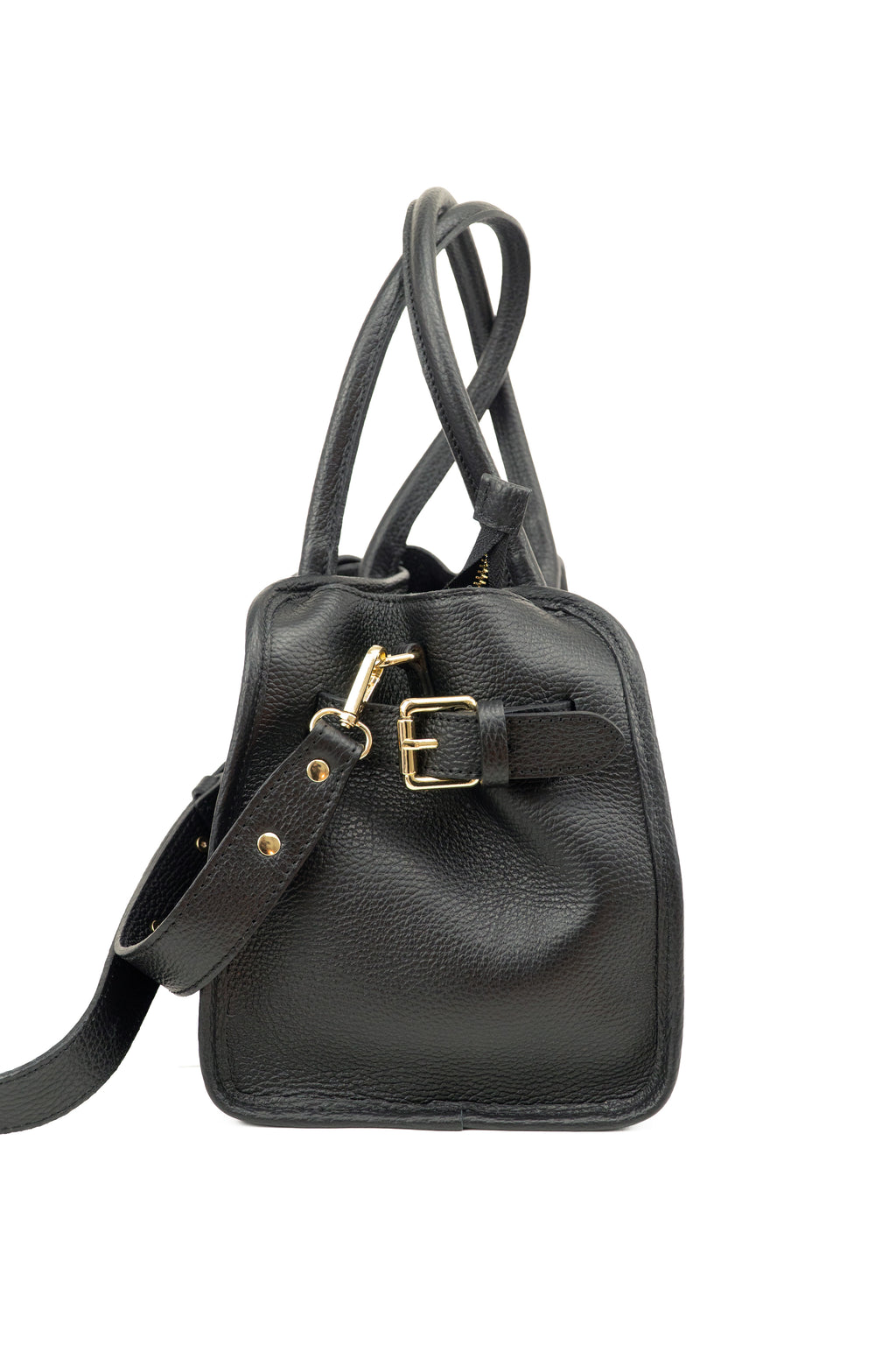 & Suede Bowling Bag – ZS-2511