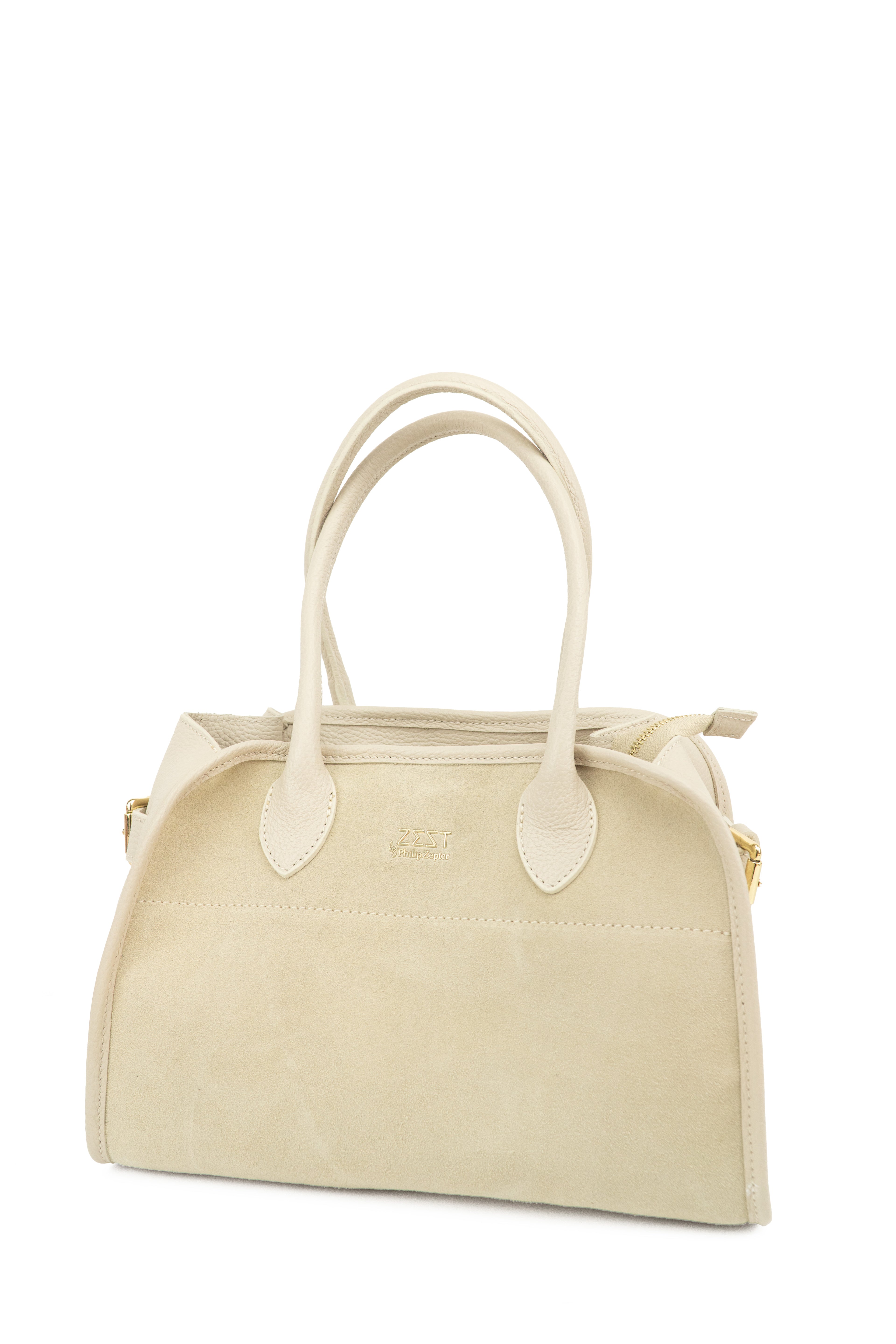 & Suede Bowling Bag – ZS-2511