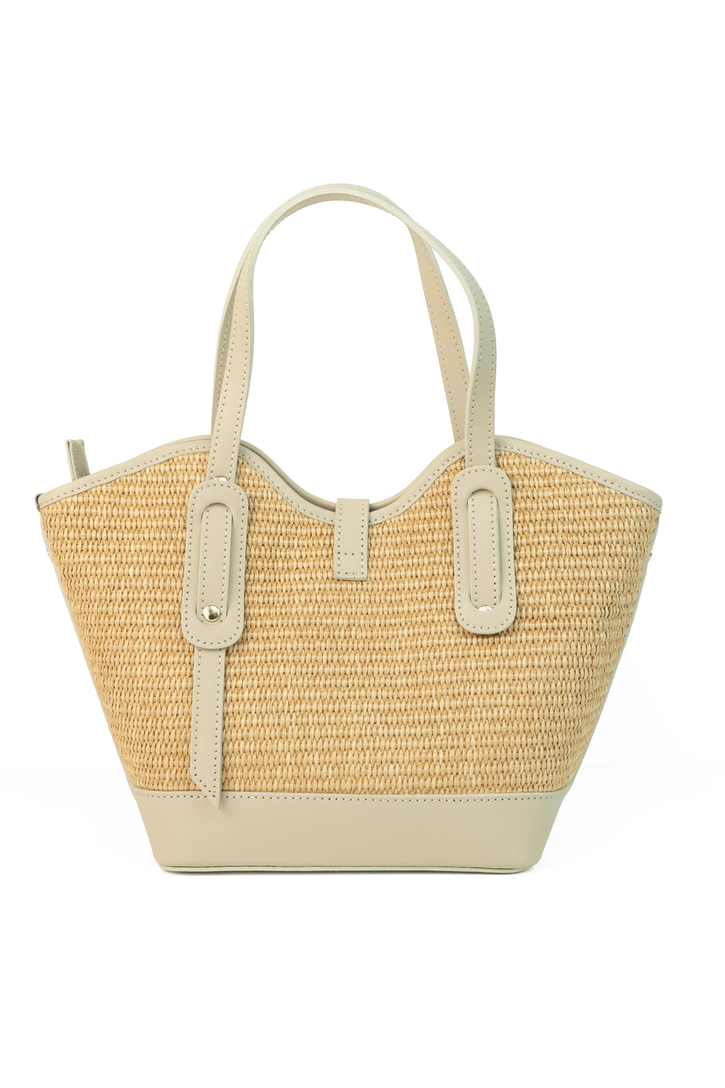 Borsa Tote in Pelle e Paglia - ZS-2514 – lifestyle view – ZEST by Philip Zepter