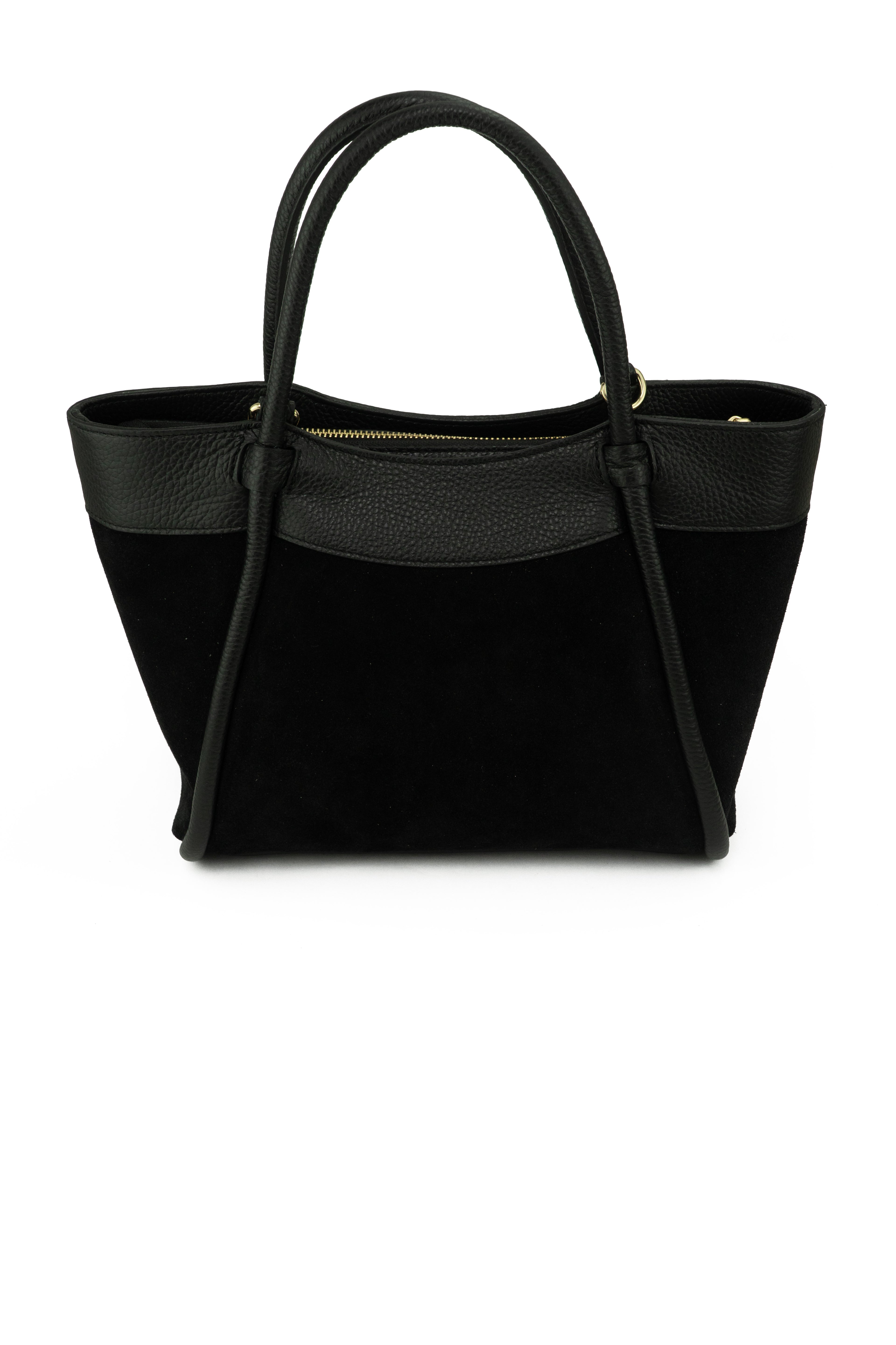 Tote Bag in Pelle e Camoscio - ZS-2540 – alternate angle – ZEST by Philip Zepter