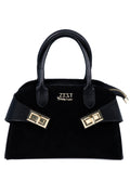 Leather & Suede Mini Satchel – ZS-2542