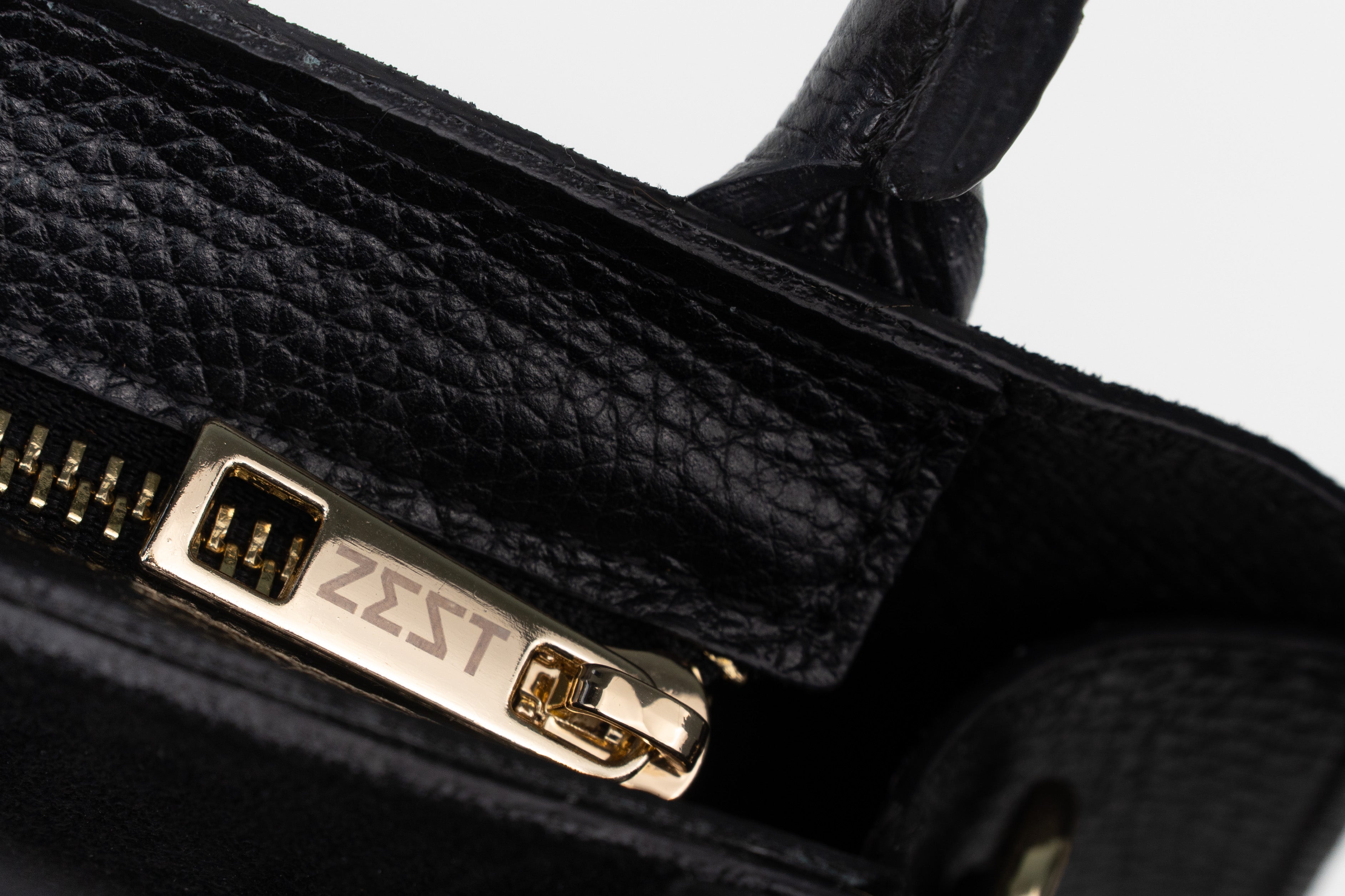 Leather & Suede Mini Satchel – ZS-2542