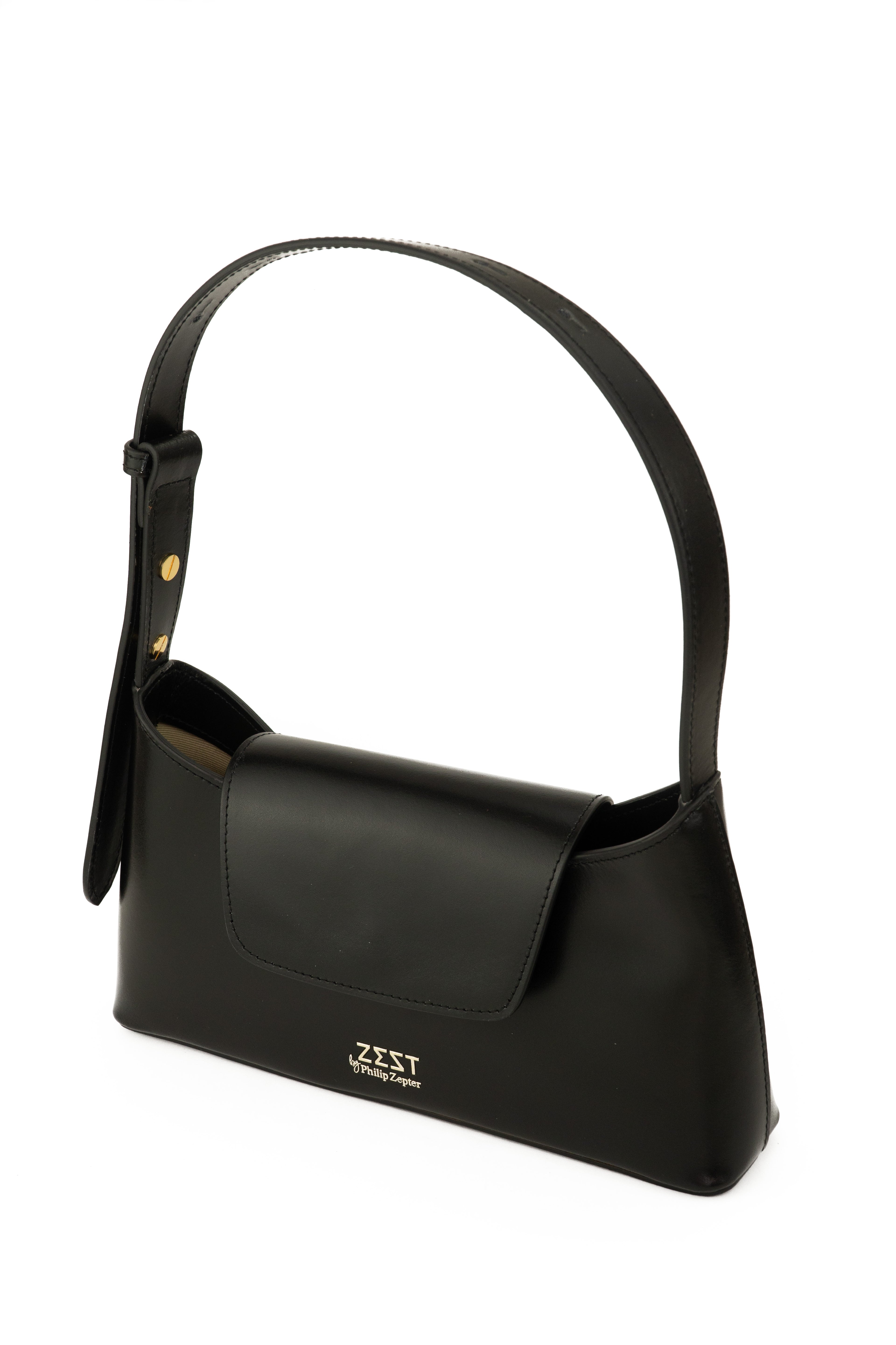 Borsa a Spalla con Pattina - ZS-2547 – strap detail – ZEST by Philip Zepter