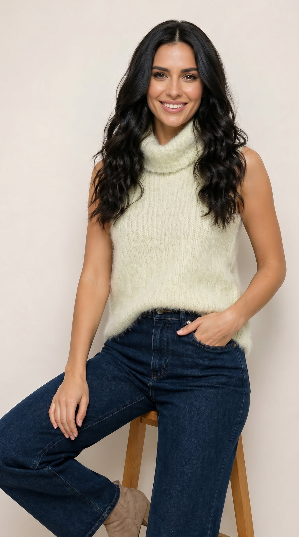 Green Sleeveless Top — PRE-ORDER — PZ043 ESMERALDA