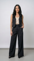 Tailored waistcoat and trousers set — PRE-ORDER – styled detail view – Philip Zepter