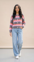 Cardigan Cropped Nuvola — PRE-ORDER – front view – Philip Zepter luxury knitwear