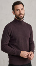 Pure Wool Turtleneck  — PRE-ORDER – front view – Philip Zepter luxury knitwear
