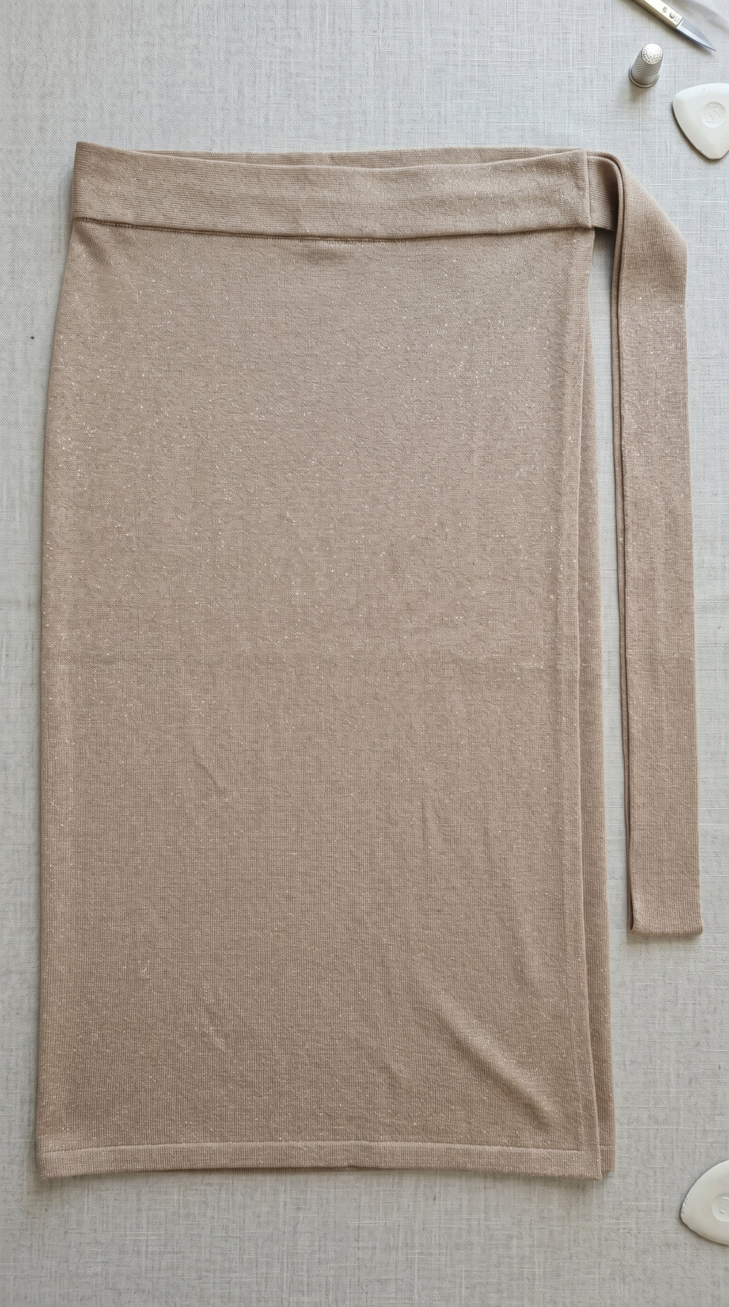 Shaved Scarf — PRE-ORDER – styled detail view – Philip Zepter