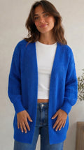 Cardigan Lungo Baby Alpaca Extrafine – front view – Philip Zepter luxury knitwear